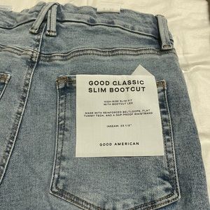 Good American boot cut jeans
